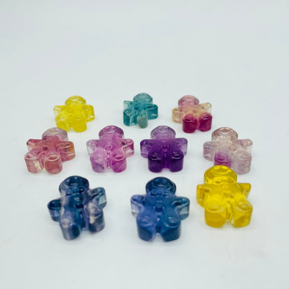 Mini Fluorite Gingerbread Man Carving Wholesale -Wholesale Crystals