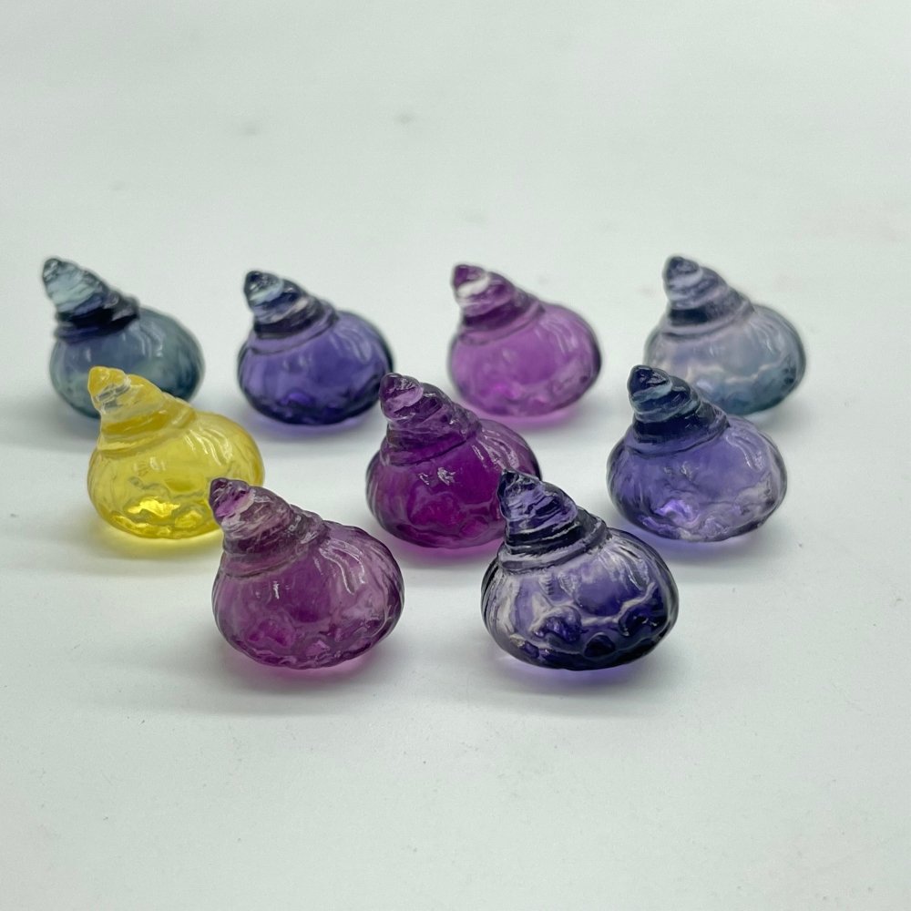 Mini Fluorite Pumpkin With Wizard Hat Carving Wholesale -Wholesale Crystals