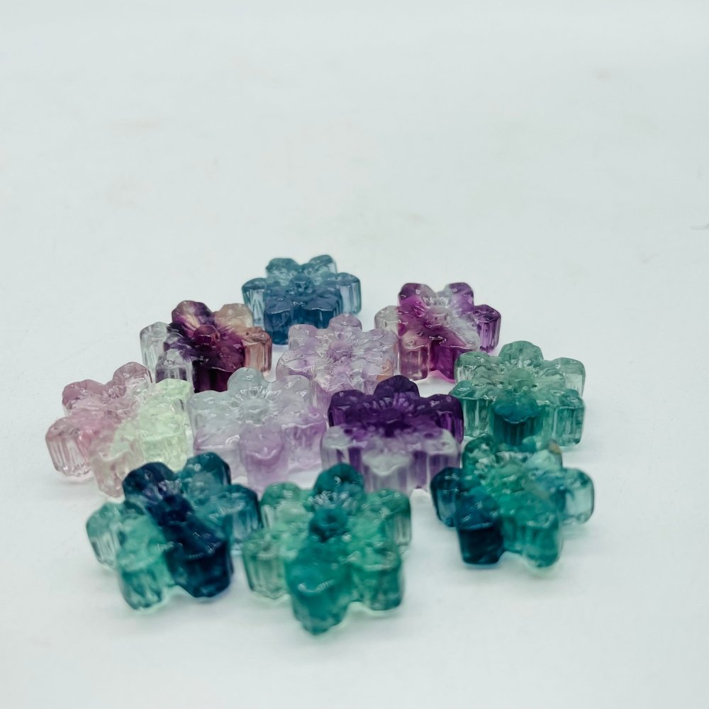 Mini Fluorite Snowflake Carving Wholesale -Wholesale Crystals