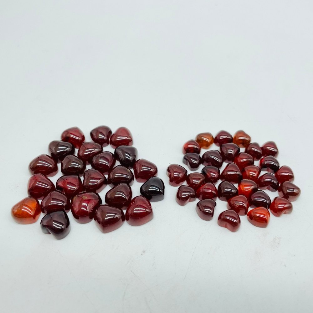 Mini Garnet Heart High Quality Transparent Garnet DIY Pendant Wholesale -Wholesale Crystals