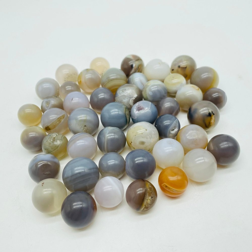 Mini Geode Agate Spheres Druzy Agate Wholesale -Wholesale Crystals