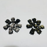 Mini Gold & Silver Sheen Obsidian Hello Kitty Carving Wholesale -Wholesale Crystals