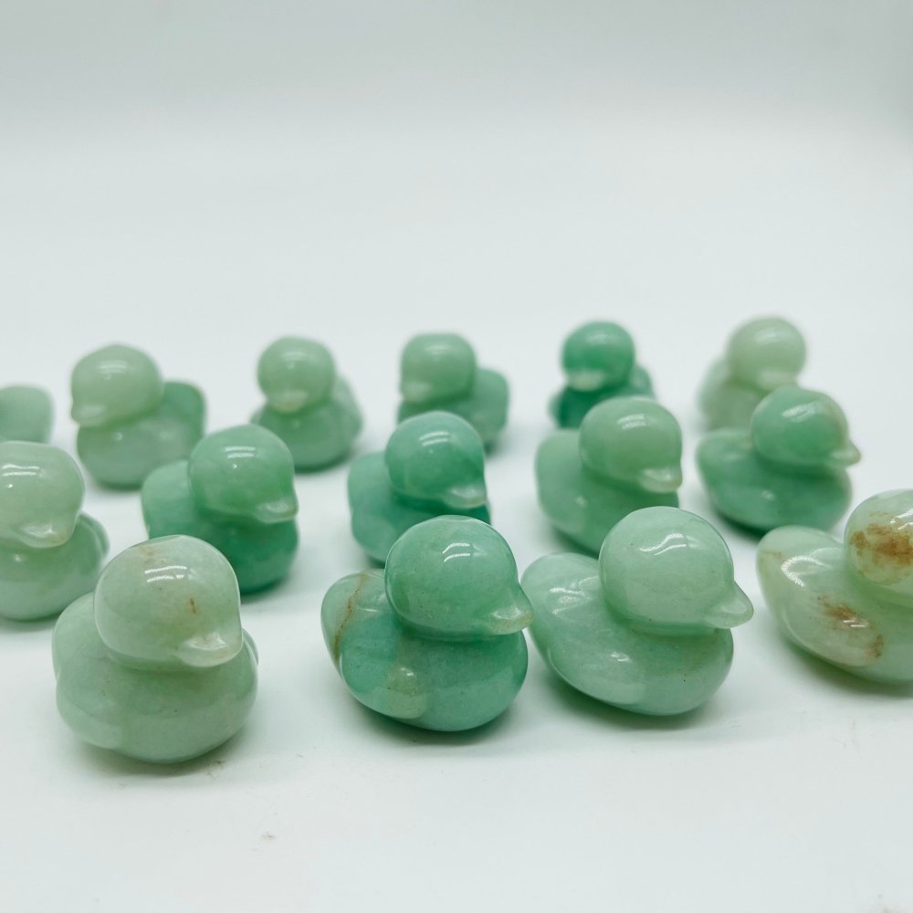 Mini Green Aventurine Duck Carving Wholesale -Wholesale Crystals