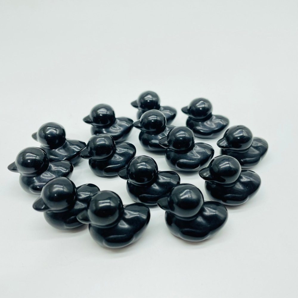 Mini Obsidian Duck Carving Wholesale -Wholesale Crystals