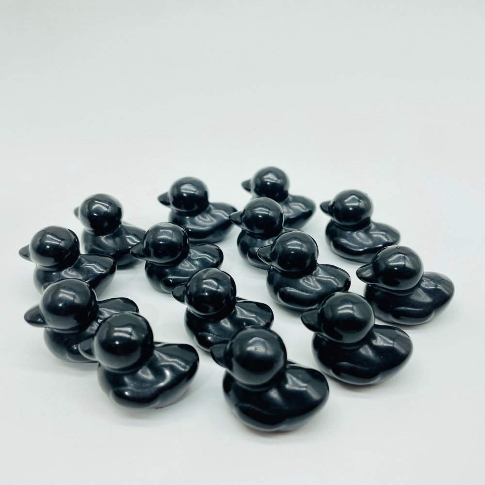 Mini Obsidian Duck Carving Wholesale -Wholesale Crystals