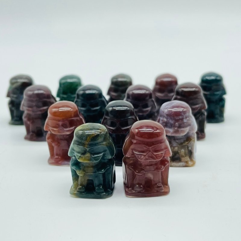 Mini Ocean Jasper Darth Vader Carving Wholesale -Wholesale Crystals