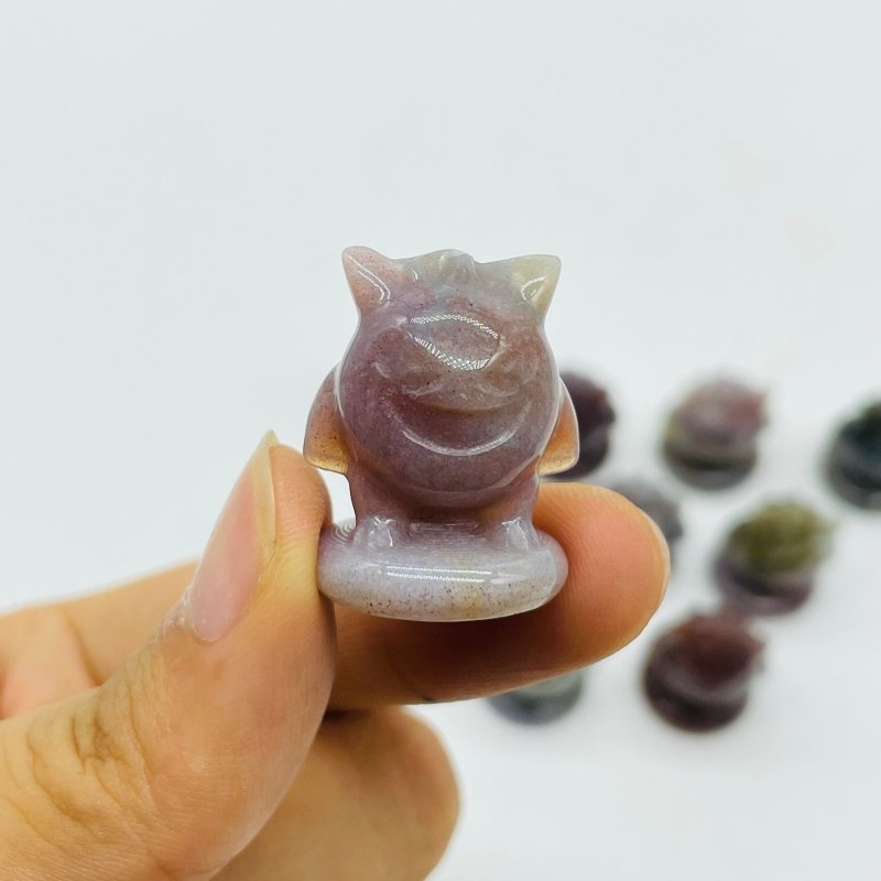 Mini Ocean Jasper Pokemon Gengar Carving Wholesale -Wholesale Crystals