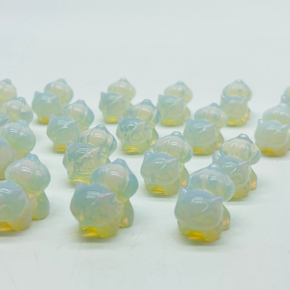 Mini Opalite Bulbasaur (Pokemon) Carving Wholesale -Wholesale Crystals