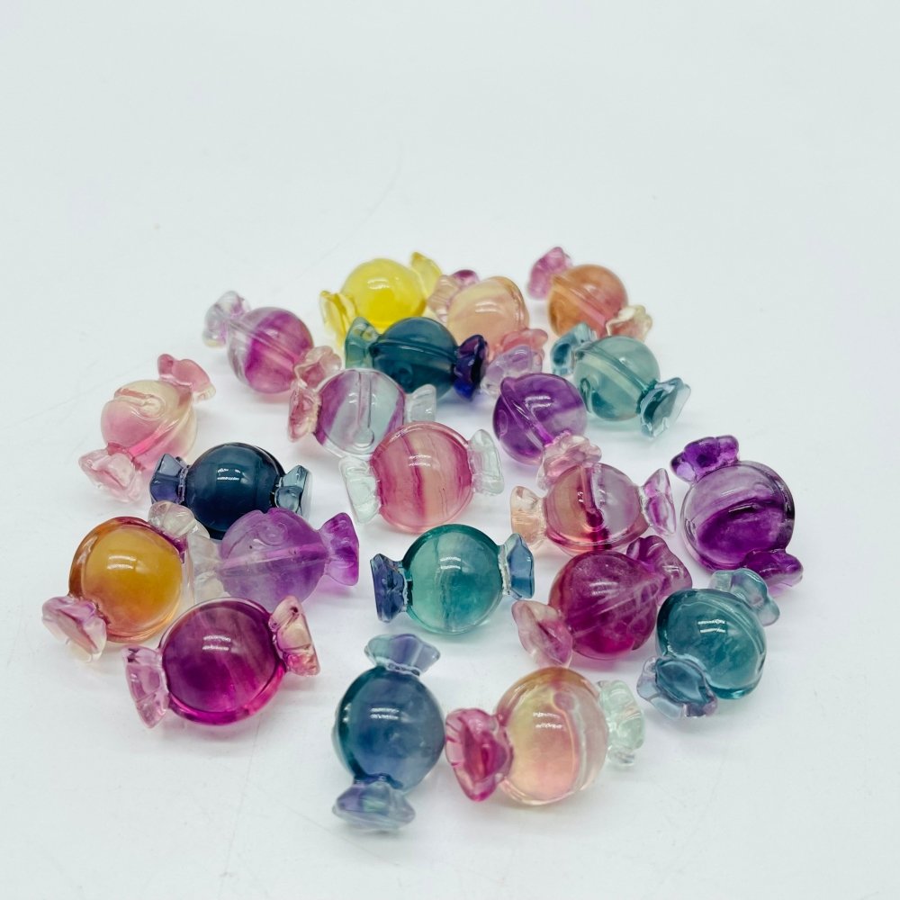 Mini Rainbow Fluorite Candy Carving Wholesale -Wholesale Crystals