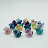 Mini Rainbow Fluorite Duck Carving Wholesale -Wholesale Crystals