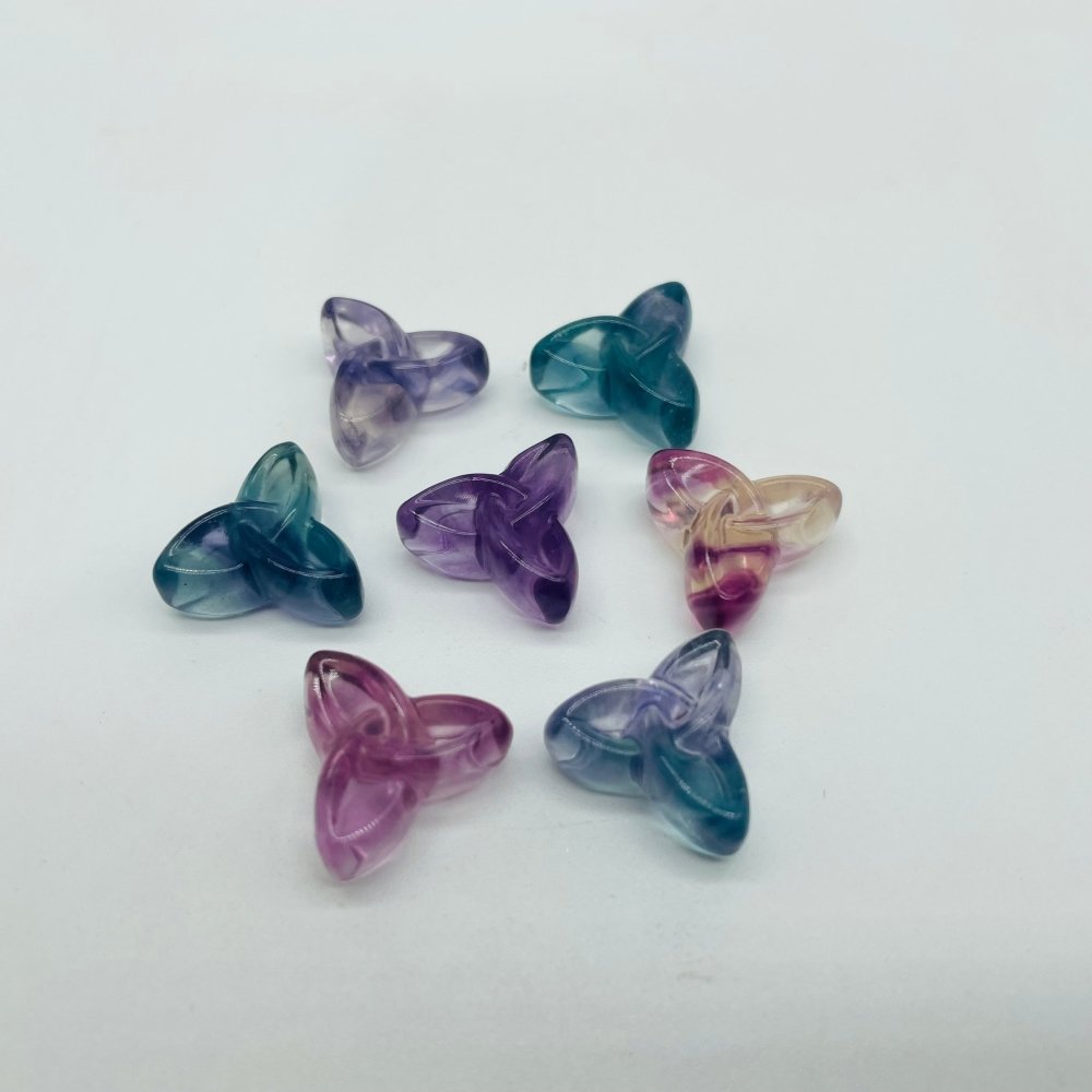Mini Rainbow Fluorite Triangle Circle Wholesale -Wholesale Crystals
