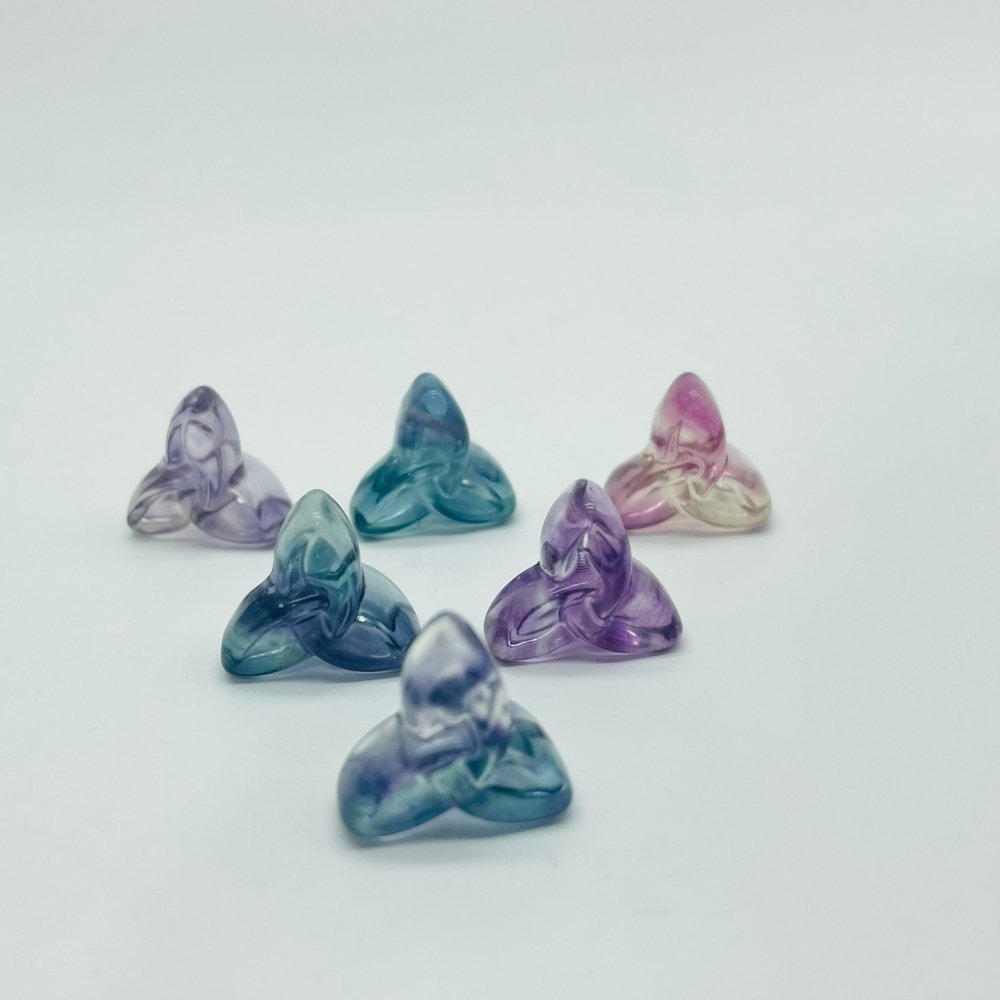 Mini Rainbow Fluorite Triangle Circle Wholesale -Wholesale Crystals