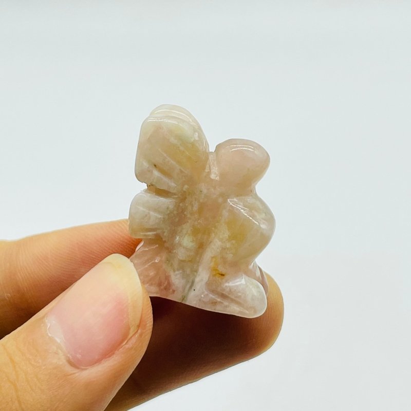 Mini Sakura Flower Agate Butterfly Fairy Carving Wholesale -Wholesale Crystals