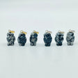 Mini Snowflake Obsidian Owl Pendant Wholesale -Wholesale Crystals