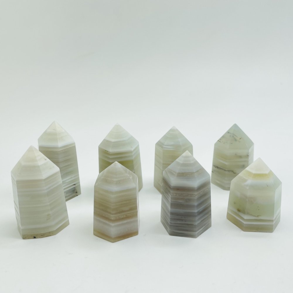 Mini Stripe Agate Tower Point Wholesale -Wholesale Crystals