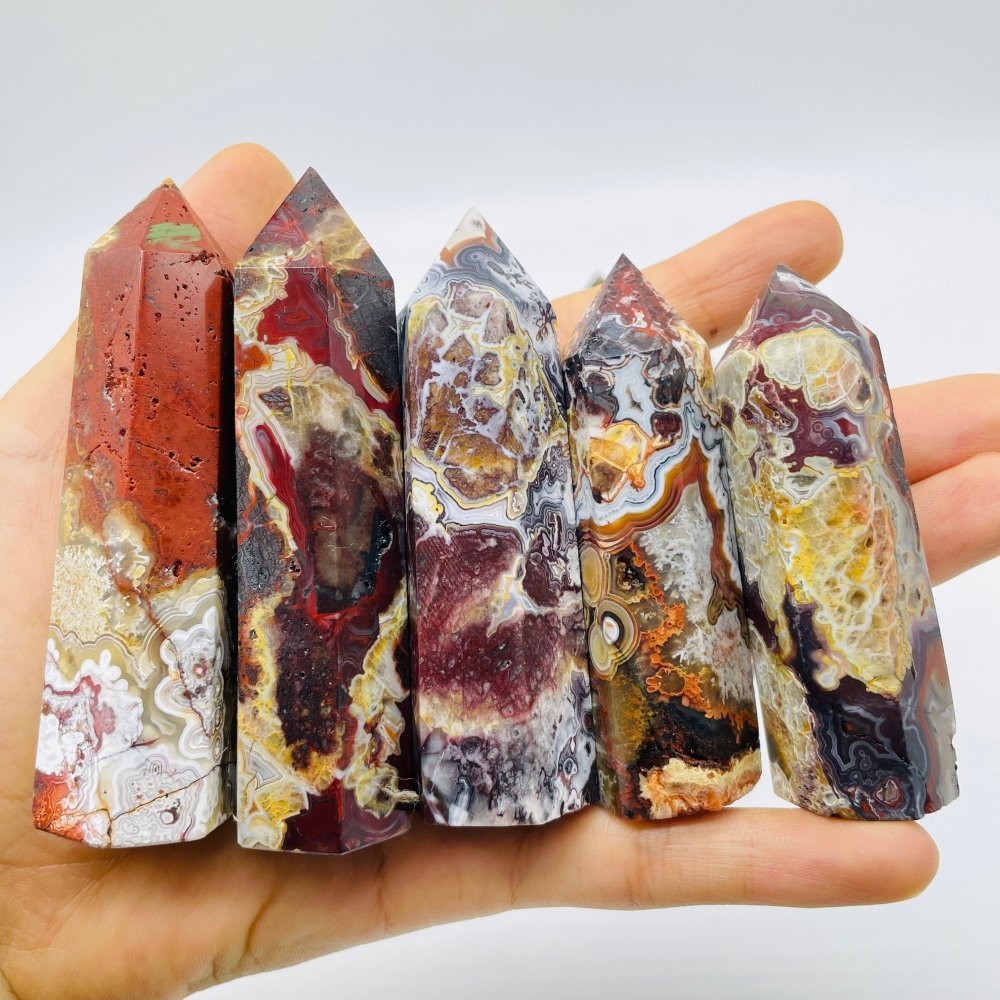 Morocco Agate Tower Points Wholesale -Wholesale Crystals