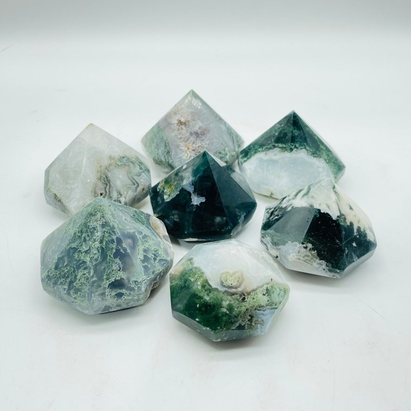 Moss Agate Diamond Shaped Wholesale -Wholesale Crystals