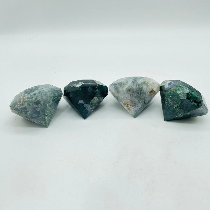 Moss Agate Diamond Shaped Wholesale -Wholesale Crystals