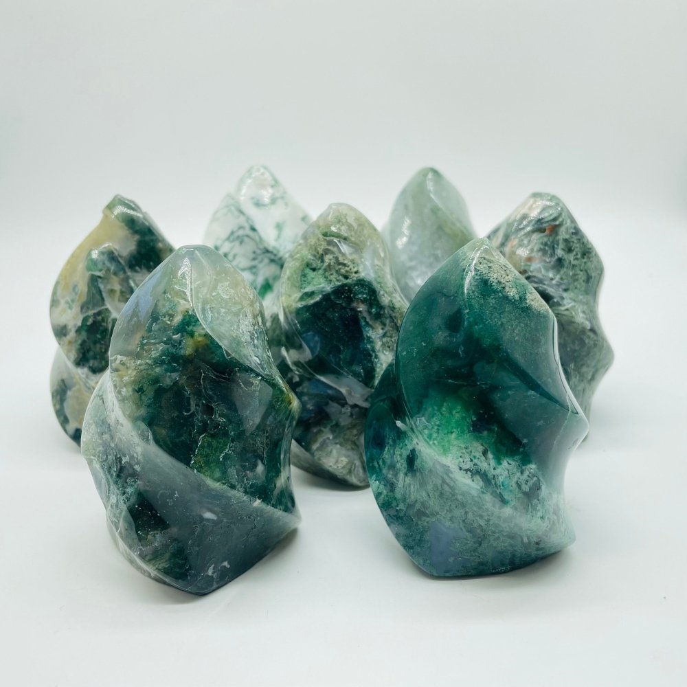 Moss Agate Flame Wholesale -Wholesale Crystals