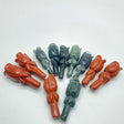 Moss Agate Red Jasper Rose Flower Carved Wholesale -Wholesale Crystals