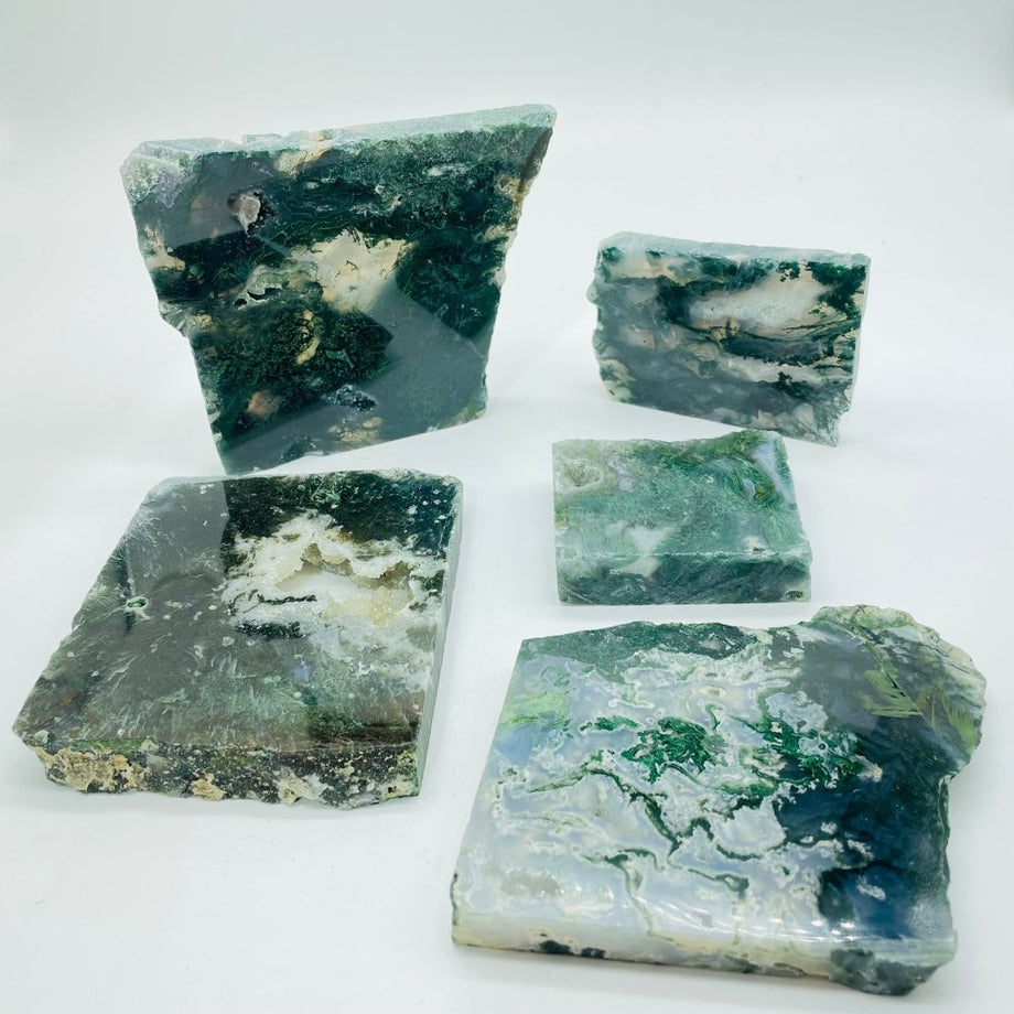 Moss agate deals slab