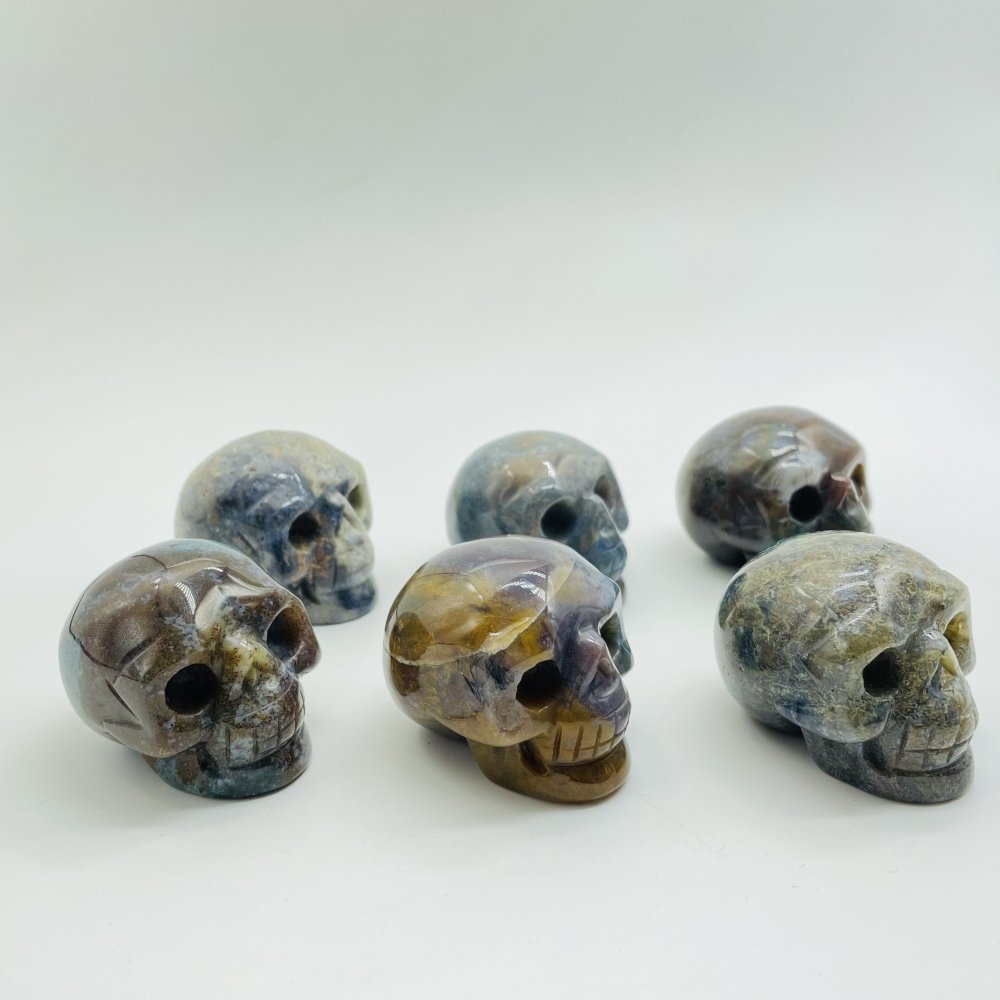 Moss Jade Skull Wholesale -Wholesale Crystals