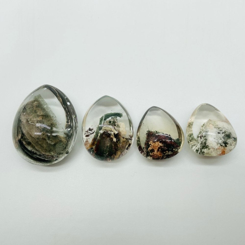 Mountain Shape Inclusion Garden Quartz Lodolite For Jewelry Making DIY Pendant -Wholesale Crystals