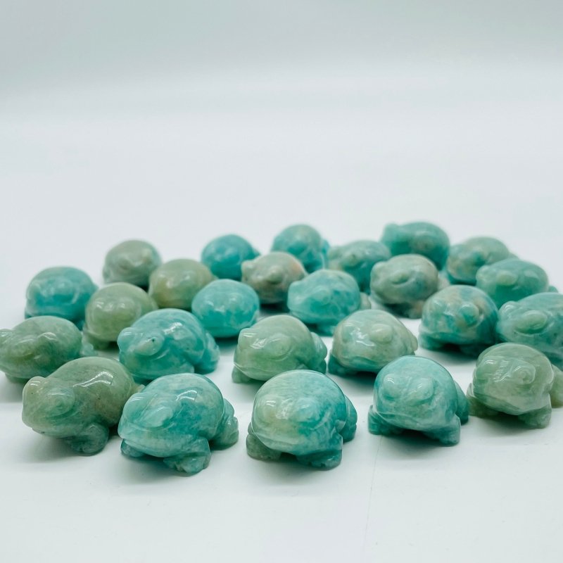 Natural Amazonite Frog Carving Wholesale -Wholesale Crystals