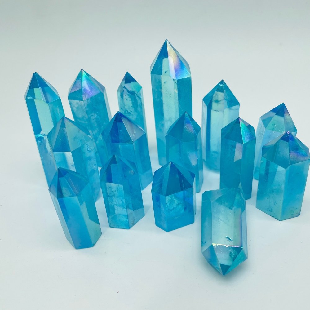 Natural Blue Aura Crystals Points -Wholesale Crystals