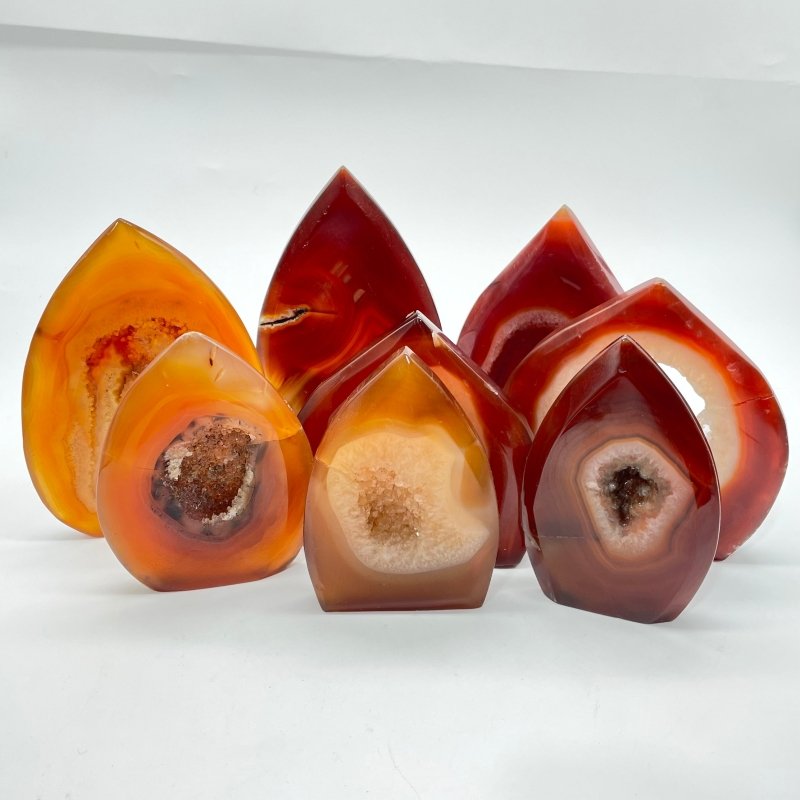 Natural Carnelian Geode Druzy Arrow Head Shape Wholesale - Wholesale Crystals