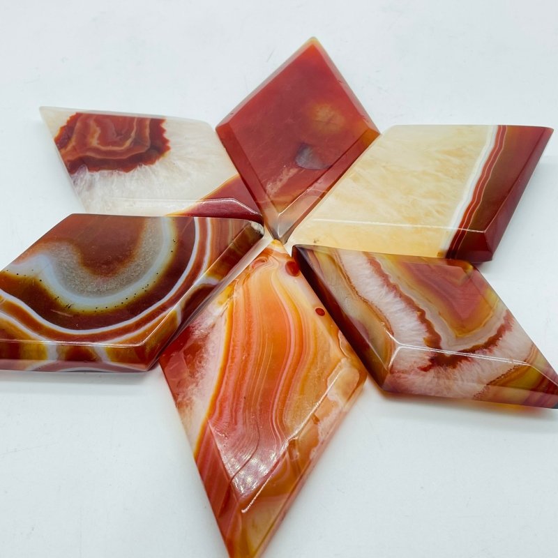 Natural Carnelian Rhombus Shaped Wholesale -Wholesale Crystals