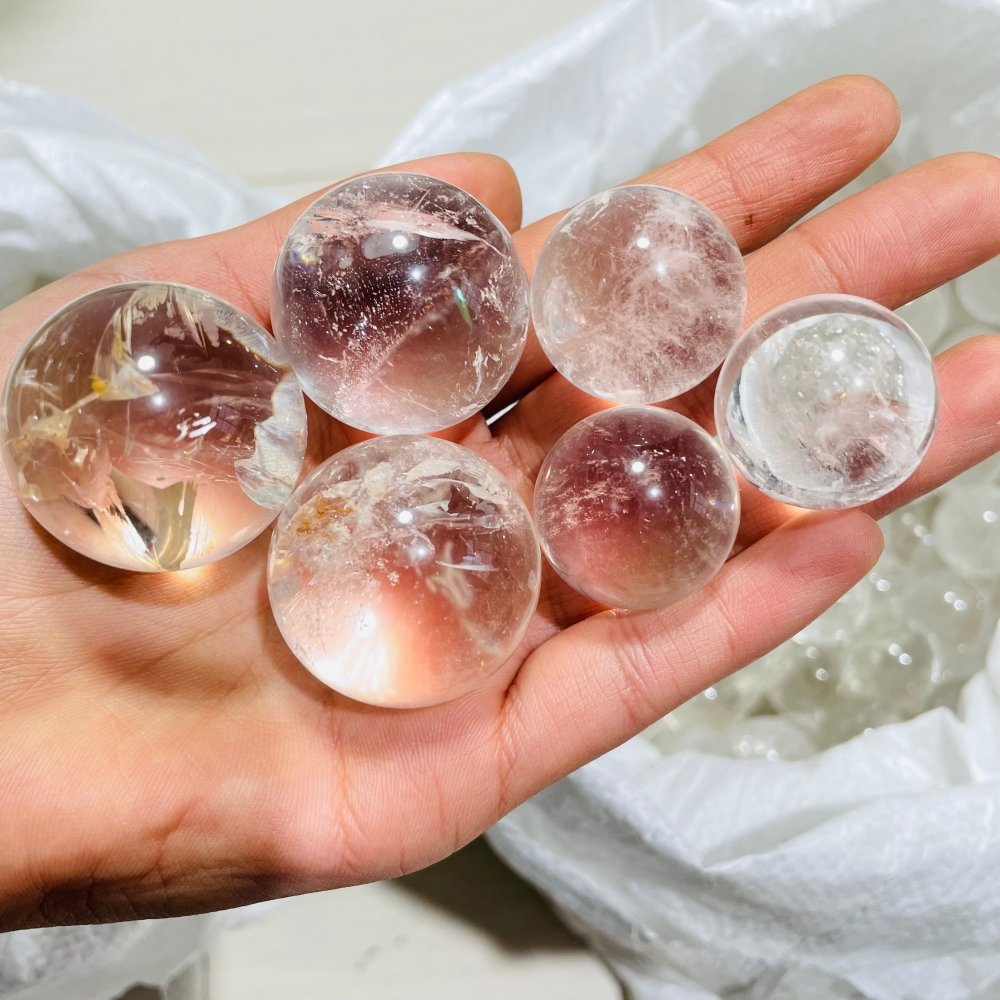 Natural Clear Quartz Spheres Wholesale -Wholesale Crystals