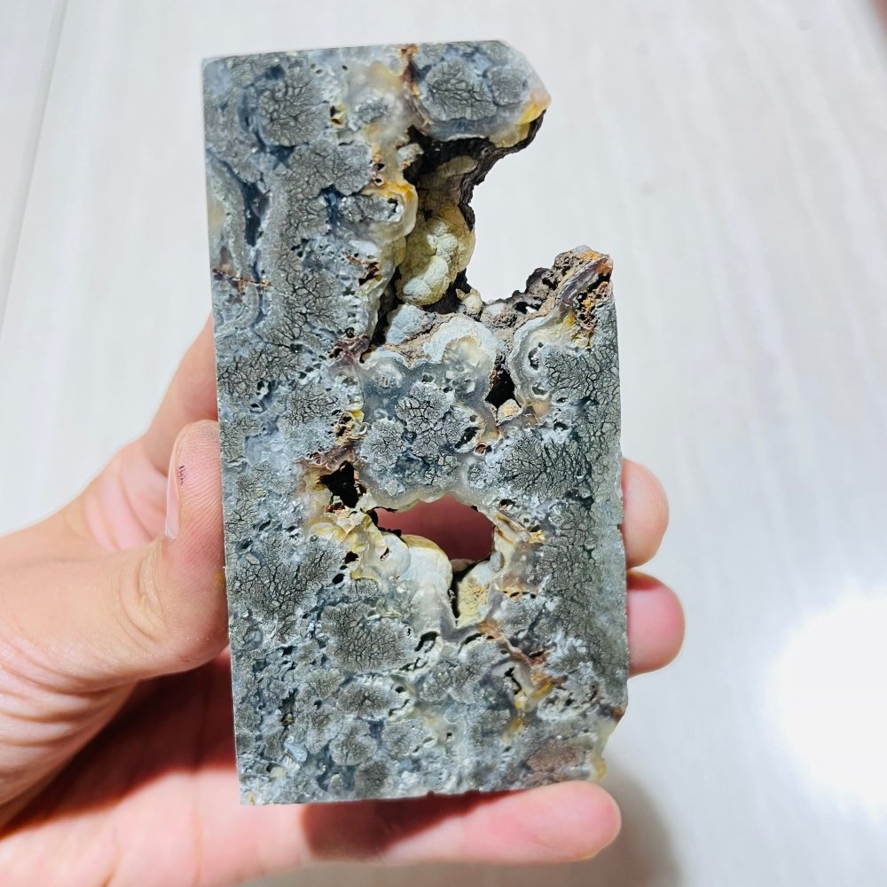 Natural Free Form Geode Flower Pyrite Mixed Agate Slab Wholesale -Wholesale Crystals