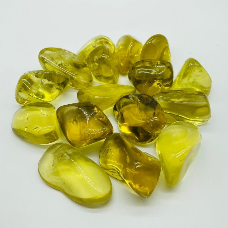 Natural High Quality Clear Citrine Tumbled Wholesale -Wholesale Crystals