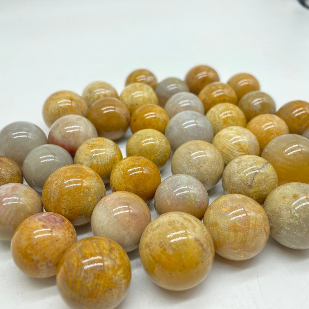 Natural Jade Coral Sphere Ball Wholesale -Wholesale Crystals