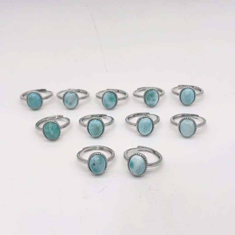 Natural Larimar Ring Crystal Wholesale - Wholesale Crystals