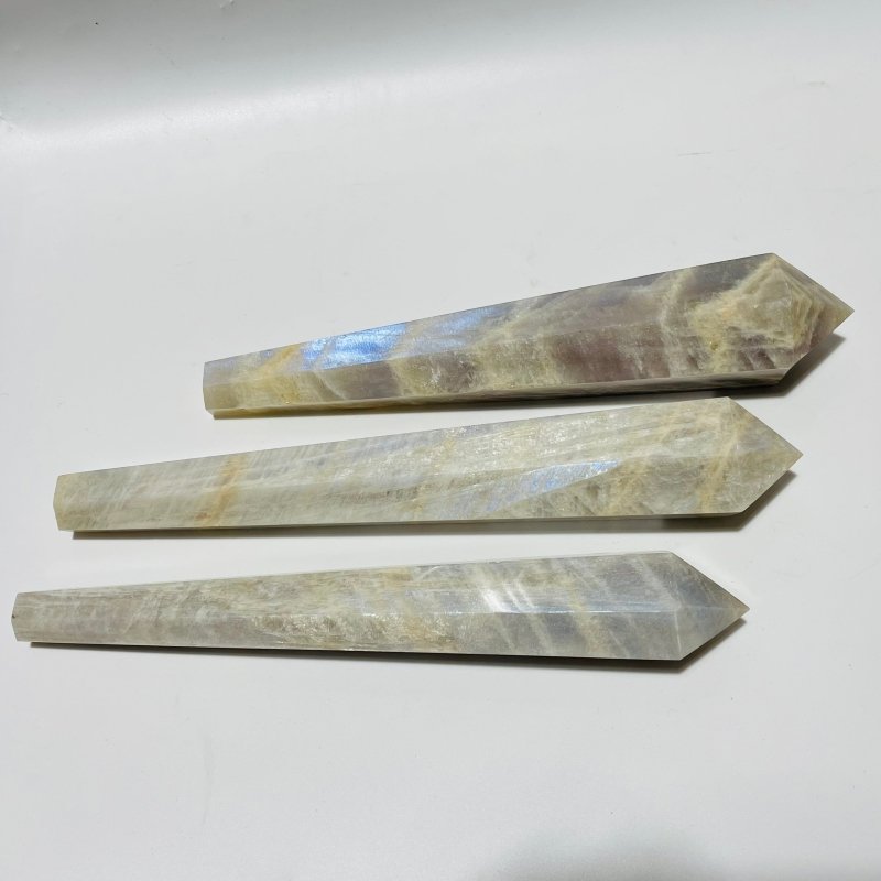 Natural Moonstone Scepter Point Magic Wand Wholesale -Wholesale Crystals