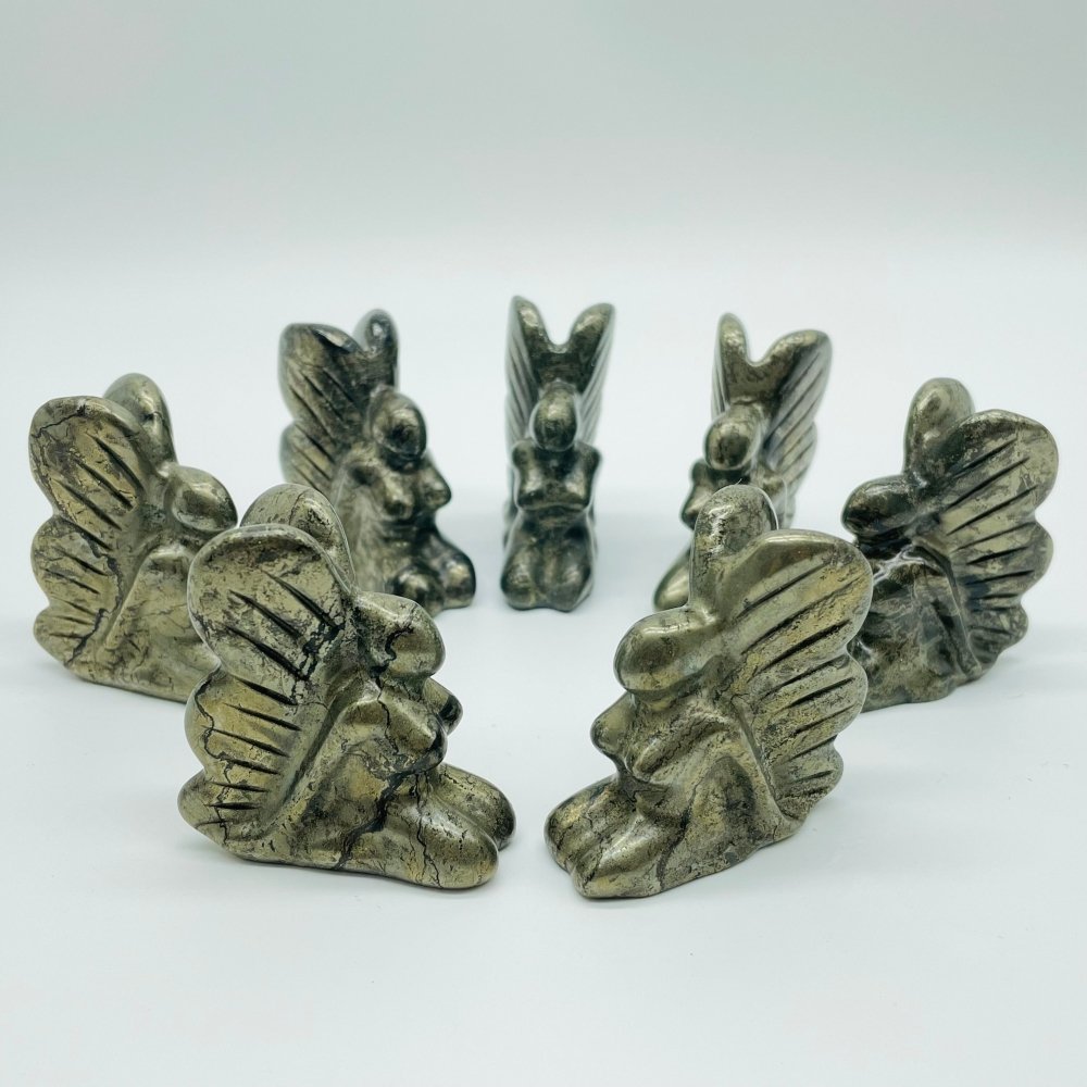 Natural Pyrite Butterfly Fairy Wholesale -Wholesale Crystals
