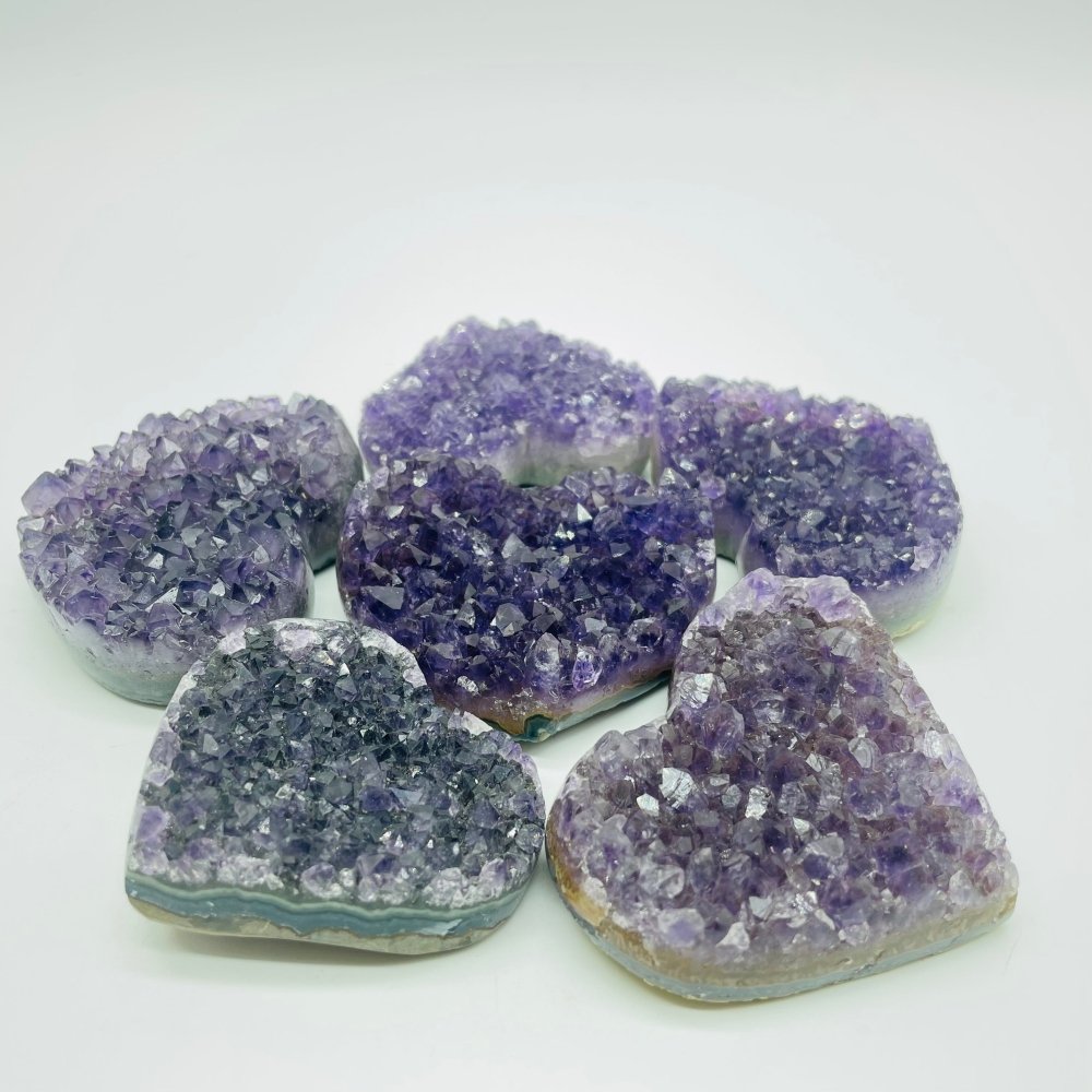 Natural Raw Amethyst Heart Cluster Wholesale -Wholesale Crystals