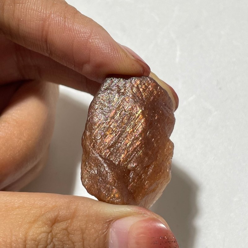 Natural Raw Sunstone Mesh Spark Rough Sunstone Whoesale -Wholesale Crystals