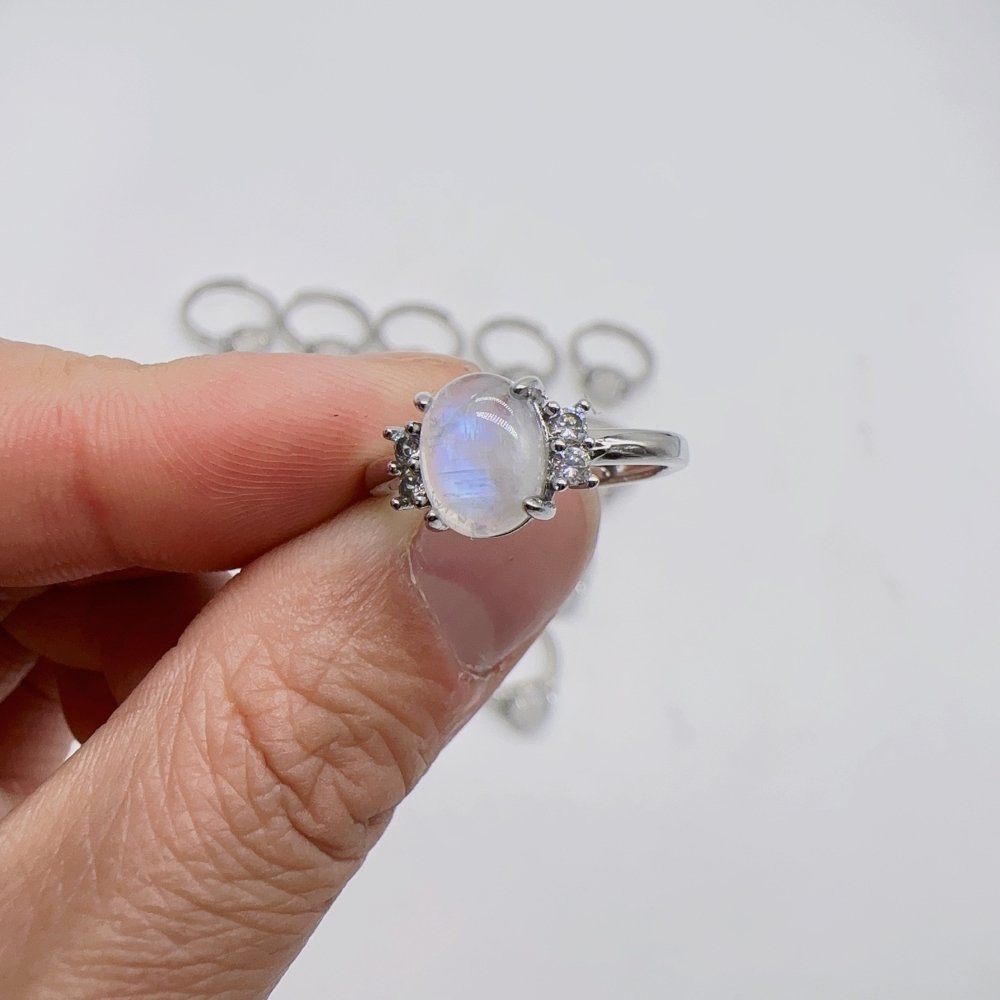 Natural Sri Lanka Moonstone Ring Wholesale -Wholesale Crystals