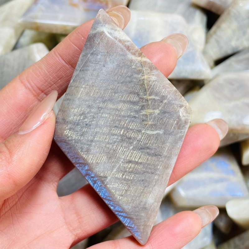 Natural Sunstone Mixed Moonstone Rhombus Shaped Wholesale -Wholesale Crystals