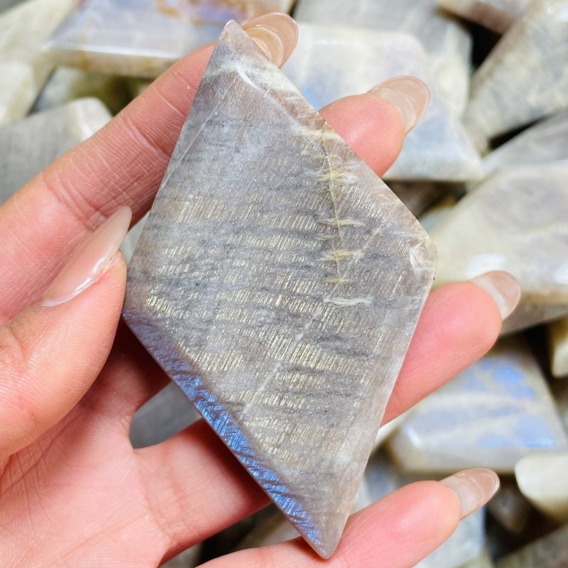Natural Sunstone Mixed Moonstone Rhombus Shaped Wholesale - Wholesale Crystals