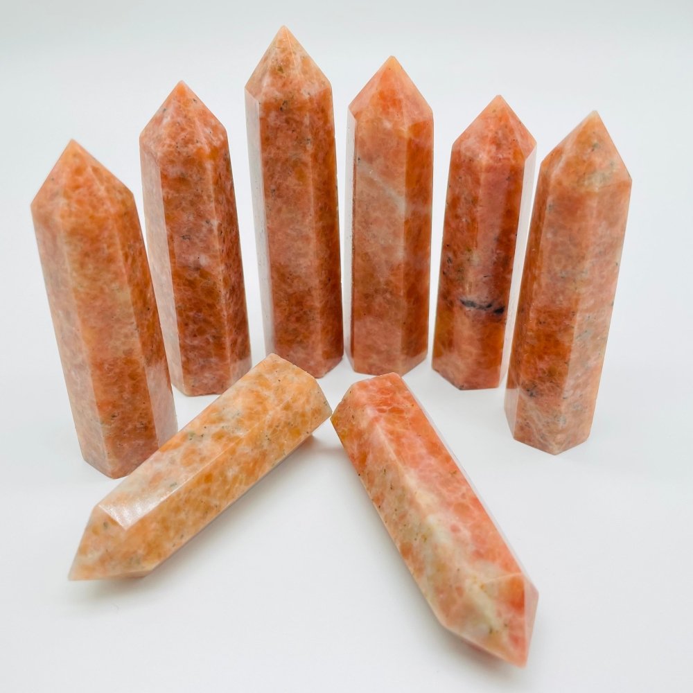 Natural Sunstone Points Tower Wholesale -Wholesale Crystals