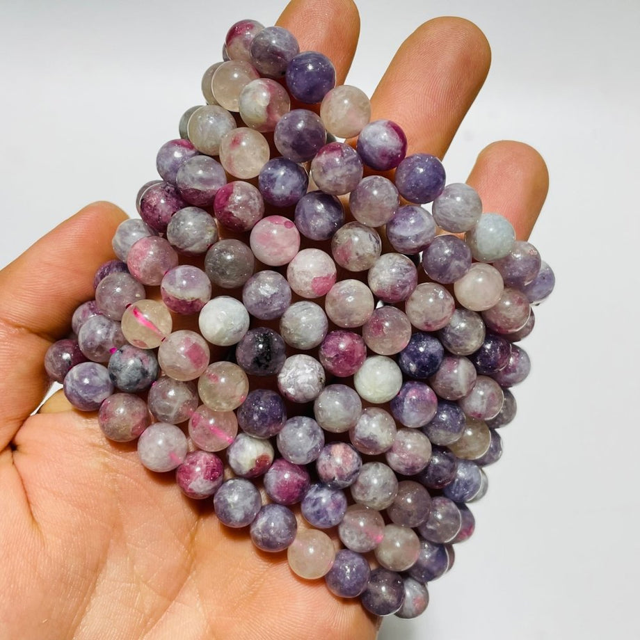 Buy Bulk Crystal Chips Bracelets Tricolor Agate Triple Protection Bracelet  Wholesale Crystal Wholesale Beads Shop Online in India - Etsy