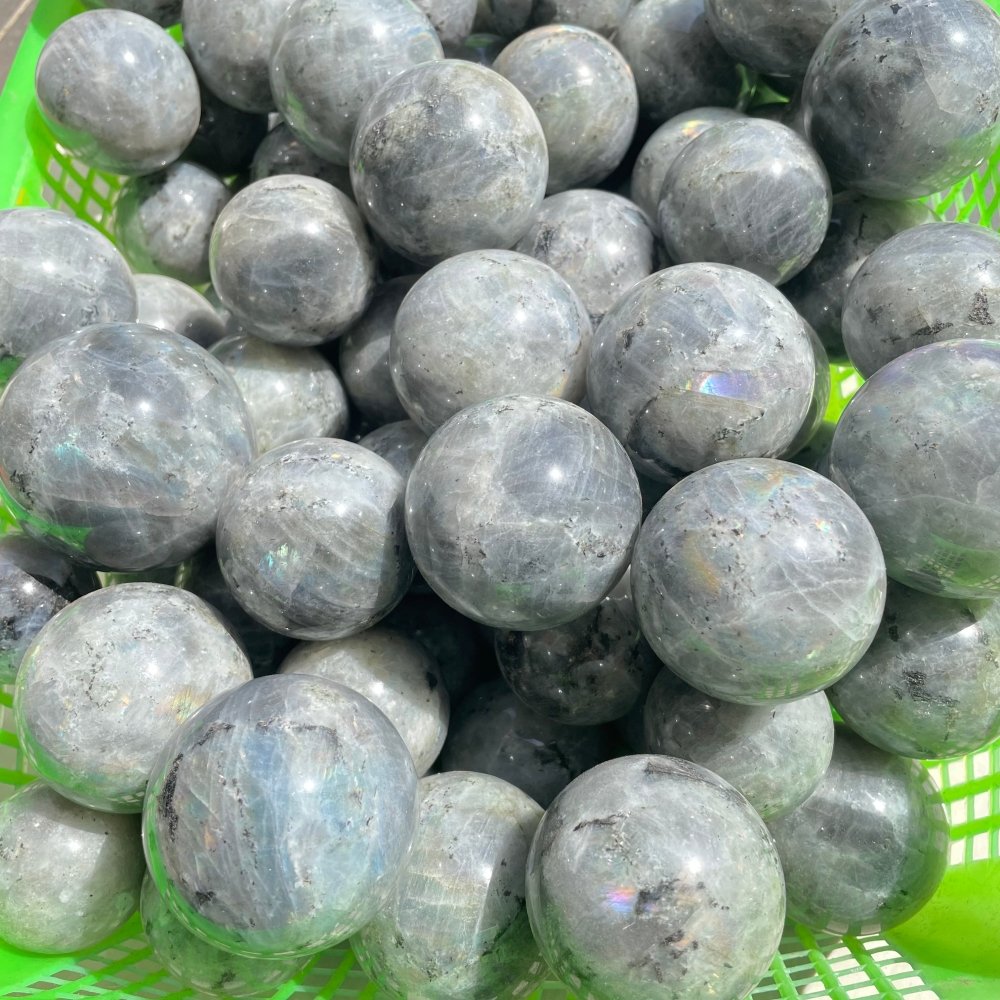 Normal Quality Labradorite Spheres Ball Wholesale -Wholesale Crystals