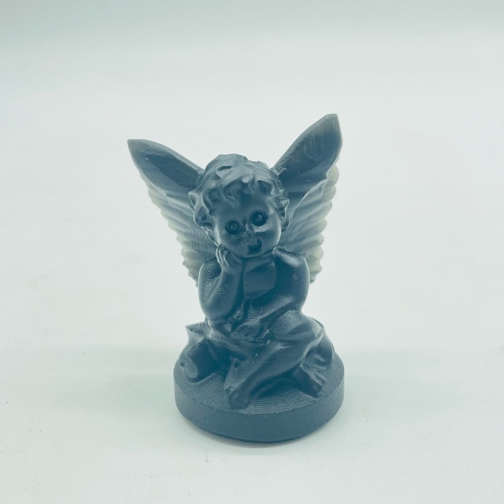 Obsidian Baby Angel Carving Wholesale -Wholesale Crystals