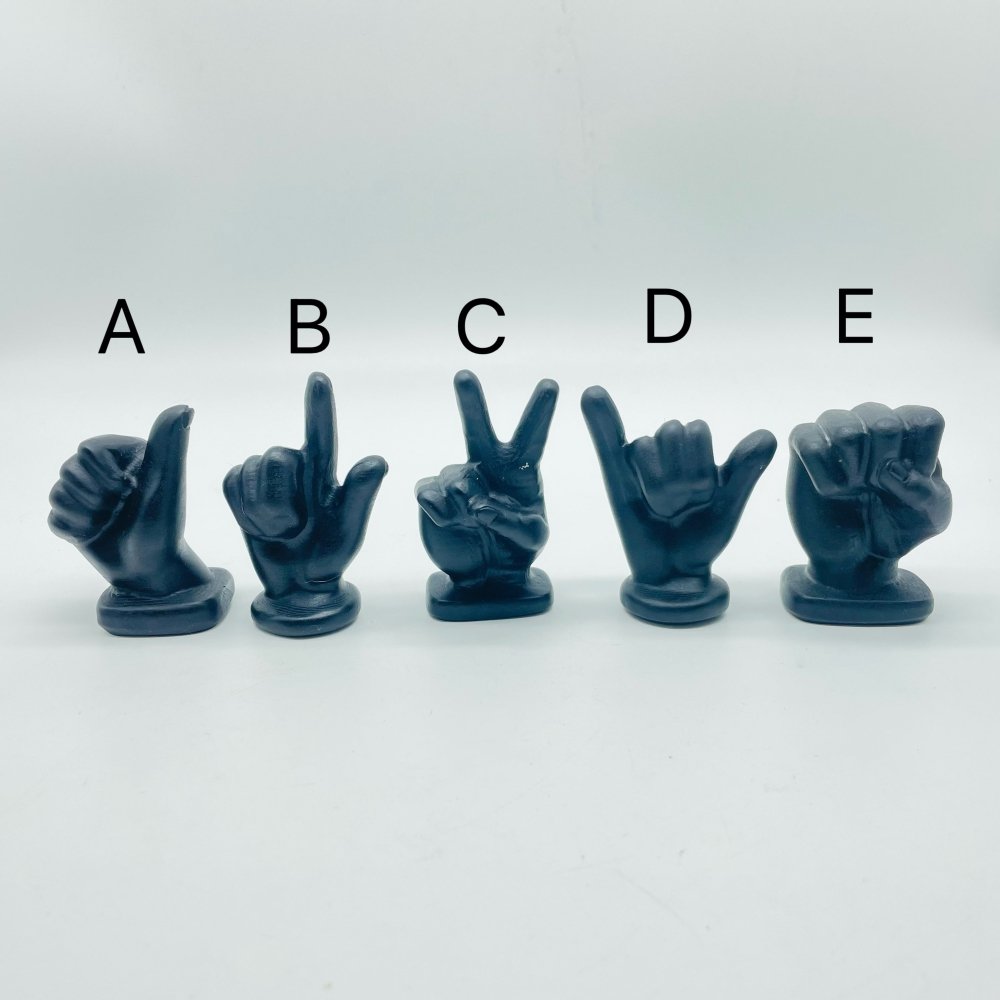 Obsidian Carving Various Gestures Wholesale -Wholesale Crystals