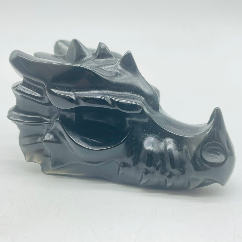 Obsidian Dragon Head Carving Wholesale -Wholesale Crystals
