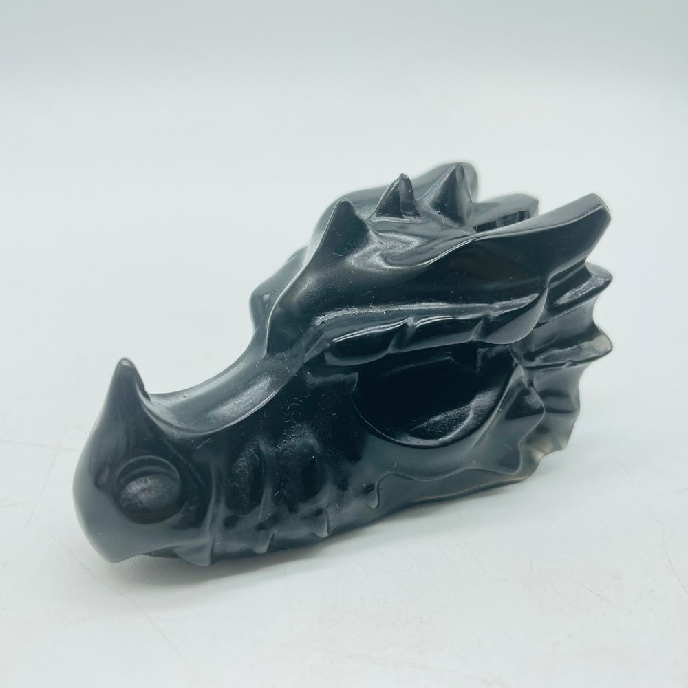 Obsidian Dragon Head Carving Wholesale -Wholesale Crystals